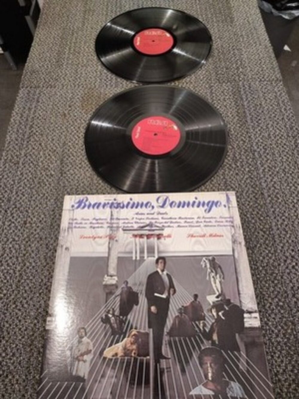 Bravissimo Domingo Arias And Duets 33 rpm Red Seal 2 Record Set Vinyl LP